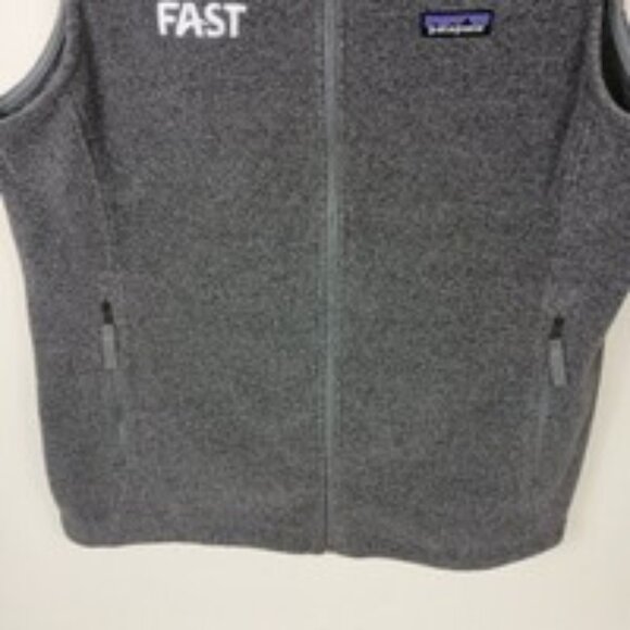 Patagonia Womens Synchilla Vest Large Gray Sleeveless Fleece Full Zip Pockets - Picture 4 of 8